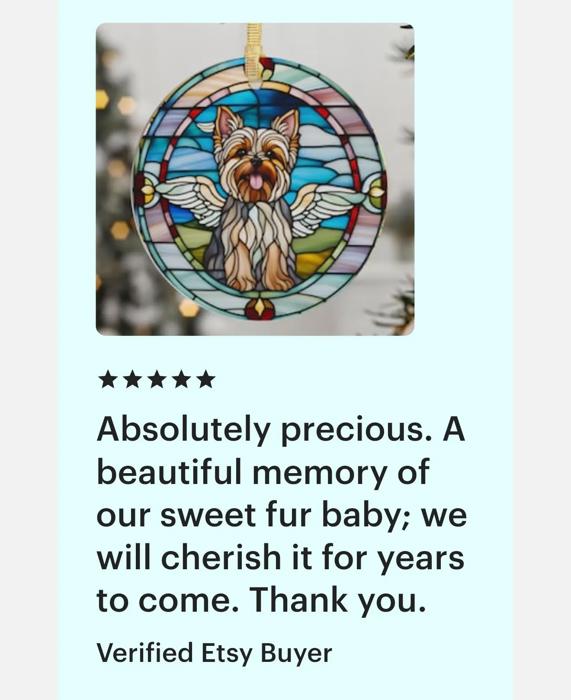 Custom Breed Pet Memorial Suncatcher, Stained Glass Style Acrylic Pet Loss Gift, Pet Grave Marker