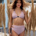 Small DOUBLE STRAPS TRIANGLE BIKINI