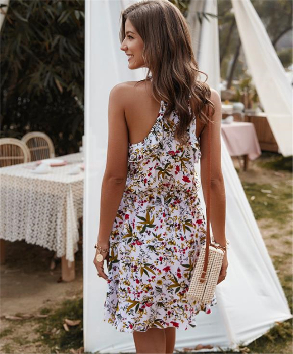 Wildflower Breeze Mini Summer Dress Cotton Sundress SALE