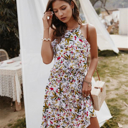 Large Wildflower Breeze Mini Summer Dress Cotton Sundress SALE