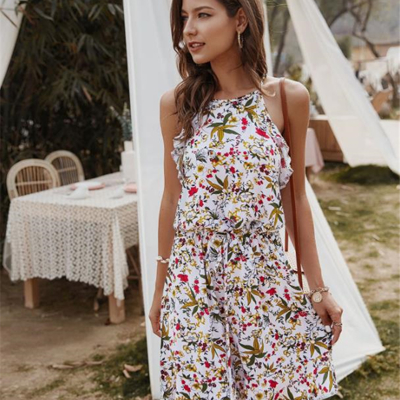 Wildflower Breeze Mini Summer Dress Cotton Sundress SALE