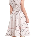  Girls Polka Dot Cotton Dress – Red & White