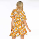 Bloom & Breeze Wrap Dress – Floral Ruffle Mini SALE