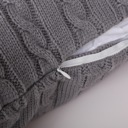  Cable Knit Cotton Pillow Covers – 18" x 18" – Cozy Textured Design (No Insert)