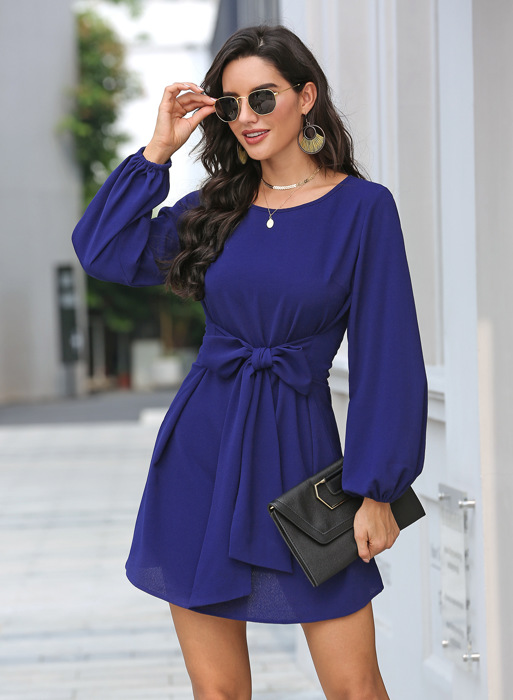 Long Sleeve Women Mini Dress