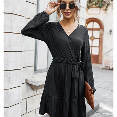 WILLOW KNITTED LONG SLEEVE DRESS 