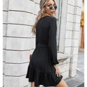  WILLOW KNITTED LONG SLEEVE DRESS 