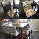   2/4/6 Pack Chair Covers for Dining Room, Stretch Dining Chair Cover, Washable Spandex Kitchen Parsons Chair Slipcovers