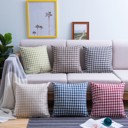  Gingham Pillow Cover 18x18 – Checkered Cushion Cover with Hidden Zipper – Farmhouse Decor – No Insert Included – Multiple Colors