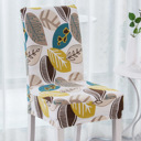 2-piece Big Leaves  2/4/6 Pack Chair Covers for Dining Room, Stretch Dining Chair Cover, Washable Spandex Kitchen Parsons Chair Slipcovers