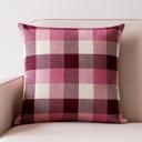 Red Plaid Pillow Covers 18x18 – Set of Gingham Cushion Covers with Hidden Zipper – Rustic Farmhouse Decor – No Insert Included