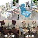   2/4/6 Pack Chair Covers for Dining Room, Stretch Dining Chair Cover, Washable Spandex Kitchen Parsons Chair Slipcovers