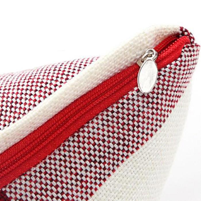 Buffalo Plaid Pillow Cover 18x18 – Gingham Cushion Cover with Hidden Zipper – Farmhouse Throw Pillow – No Insert Included