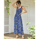  In Bloom Women Floral Maxi Dress Rayon 