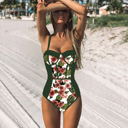  Tropical One-Piece Swimsuit – Flamingo, Floral, or Pineapple Print Bathing Suit