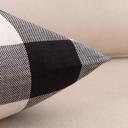  Farmhouse Pillow Cover, Plaid Pillow Covers for 18x18 Pillow (NO Insert Included)