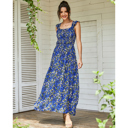  In Bloom Women Floral Maxi Dress Rayon 