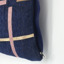  Cozy Metallic Grid Decorative Pillow Covers- (NO Insert Included) - 18" x 18" - Choose from 7 Beautiful Colors