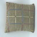 Taupe Cozy Metallic Grid Decorative Pillow Covers- (NO Insert Included) - 18" x 18" - Choose from 7 Beautiful Colors
