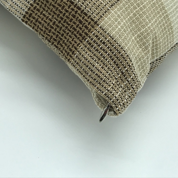 Plaid Pillow Covers 18x18 – Set of Gingham Cushion Covers with Hidden Zipper – Rustic Farmhouse Decor – No Insert Included
