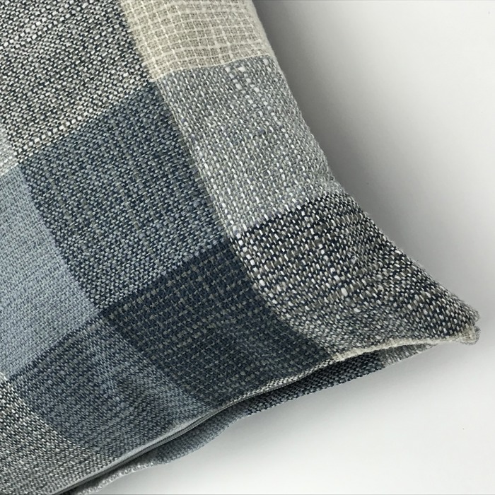 Plaid Pillow Covers 18x18 – Set of Gingham Cushion Covers with Hidden Zipper – Rustic Farmhouse Decor – No Insert Included