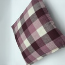  Plaid Pillow Covers 18x18 – Set of Gingham Cushion Covers with Hidden Zipper – Rustic Farmhouse Decor – No Insert Included
