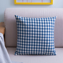 Blue Gingham Pillow Cover 18x18 – Checkered Cushion Cover with Hidden Zipper – Farmhouse Decor – No Insert Included – Multiple Colors