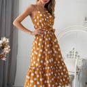  AMELLY POLKA DOT MIDI DRESS