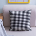 Black Gingham Pillow Cover 18x18 – Checkered Cushion Cover with Hidden Zipper – Farmhouse Decor – No Insert Included – Multiple Colors