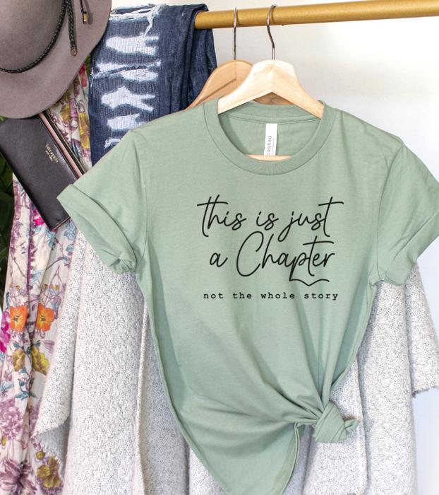 This is Just a Chapter Women Inspirational Basic Tee T-Shirt 