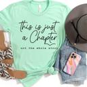 Small Mint  This is Just a Chapter Women Inspirational Basic Tee T-Shirt 