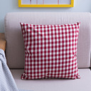 Red Gingham Pillow Cover 18x18 – Checkered Cushion Cover with Hidden Zipper – Farmhouse Decor – No Insert Included – Multiple Colors