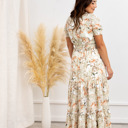  Naomi Floral Split Maxi Women Dress