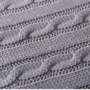  Cable Knit Cotton Pillow Covers – 18" x 18" – Cozy Textured Design (No Insert)