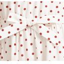  Girls Polka Dot Cotton Dress – Red & White