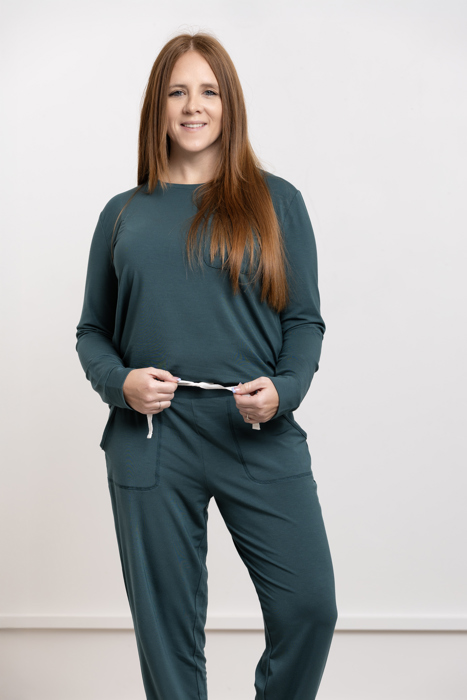 Women's Christmas Pajama Set Modal Sleepwear,  Natural Sleepwear, Modal Pajama Set, Natural Lounge Wear, Buttery Soft Sleepwear