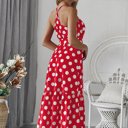  AMELLY POLKA DOT MIDI DRESS