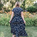  Kayla Floral Smocked Bodice Dress  Boho Floral Maxi Dress, Party Dress, Prom Dress, Wedding Dress, Modest Dress, Motherhood Friendly Dress