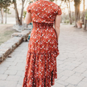  Annabelle Polka Dot Split Maxi Dress