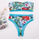  Tropic Candy Bikini Bandeau Set Swimsuit