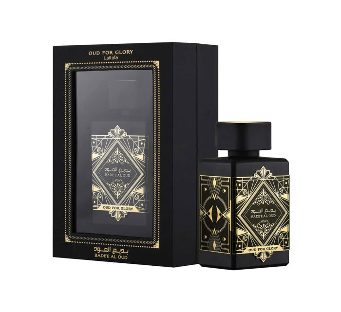Lattafa Badee Al Oud for Glory EDP Cologne for Men 3.4 Fl. Oz.