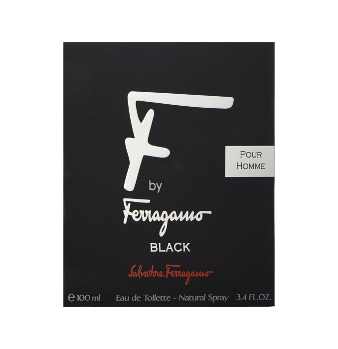 F by Ferragamo Black Salvatore Ferragamo Pour Homme EDT Spray 3.4 oz For Men