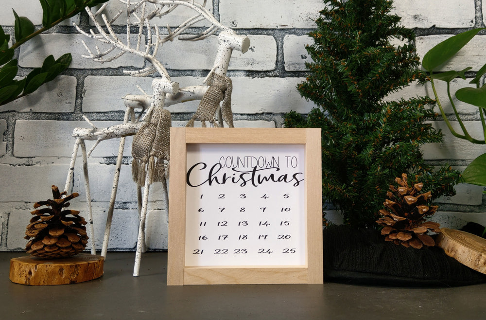 Countdown to Christmas - Mini Sign