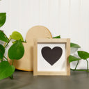  Center Heart - Mini Sign