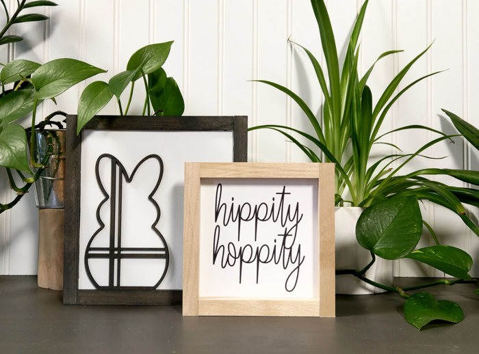 Hippity Hoppity - Mini Sign