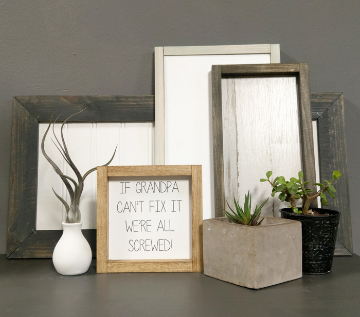 If Grandpa Can't Fix It We're All Screwed - Mini Sign