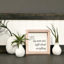  OMG My Mom Was Right About Everything - Mini Sign
