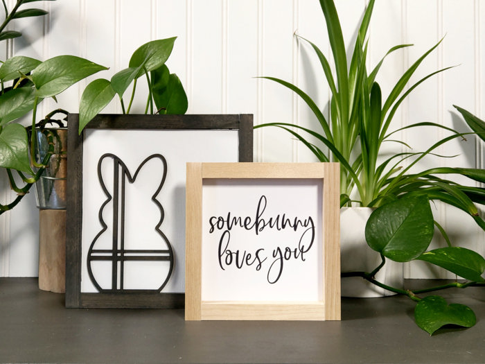 Somebunny Loves You - Mini Sign