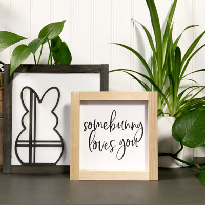 Somebunny Loves You - Mini Sign