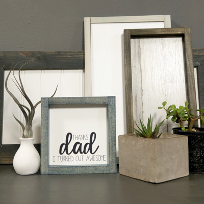 Thanks Dad I Turned Out Awesome - Mini Sign